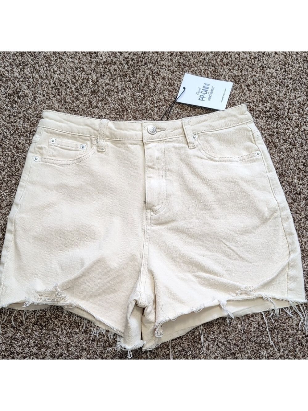 Princess Polly Denim Shorts Size 6 NEW